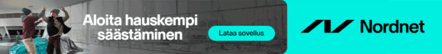 Nordnet banneri hauskempi säästäminen.